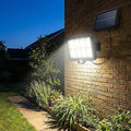 Lampă LED Solară de Exterior GL-8 COB, 260 LM, Senzor de Mișcare, Telecomandă și Panou Solar