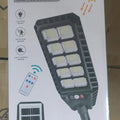 Lampă Solară Stradală IP67, 300W, Senzor Mișcare, Telecomandă, 6500K Alb Rece